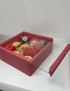 Square candle box