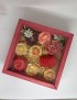 Square candle box