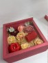 Square candle box