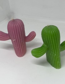 Cactus candle holder