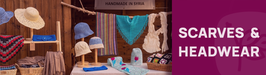 Scarves & Headwear Syria | Natural Silk & Winter Sets