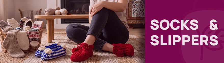 Socks & Slippers Syria | Handmade Home Comforts