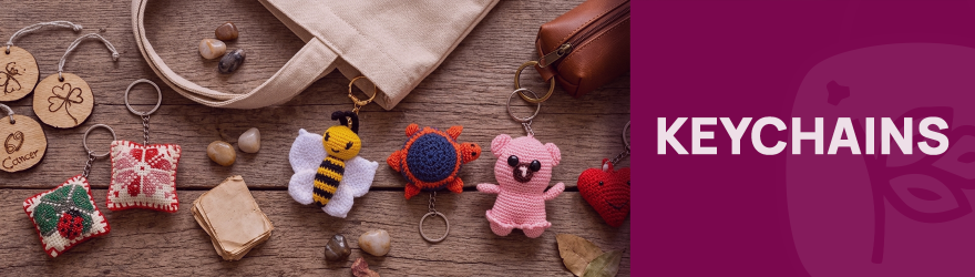 Keychains Syria | Wood-Burned & Crochet Handcrafted Gifts