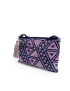 Handmade Tapestry Crochet Crossbody Bag | Oriental Geometric Design