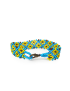 Handcrafted Fine Blue Bead Bracelet