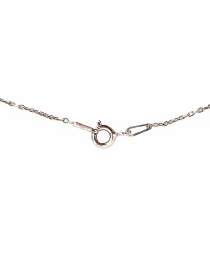 925 hallmark on silver necklace spring clasp.