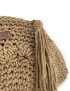 Handmade Crochet Beige Clutch