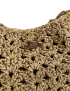 Handmade Crochet Beige Tote Bag