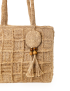 Hand-Crocheted Jute Tote Bag - 40x40cm | Eco-Friendly Shoulder Bag