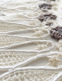 Handcrafted DMC Thread Lace Table Runner - 100x48cm