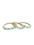 Set of Three Beaded  Bracelets