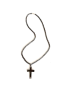 Fashion Black Hematite Cross Set