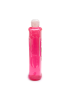 Side profile of Rozy pink liquid hand soap bottle