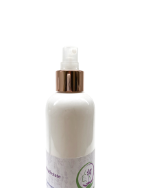 Montago Damascene Rose Water spray bottles in 100ml and 250ml sizes.