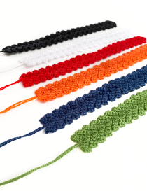 Handmade Crochet Feather Bookmarks - Various Colors & Sizes
