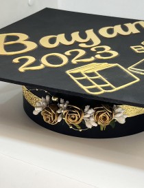 Golden Rose Wreath