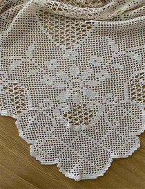 Vintage Crochet Table Cover (133x91cm)