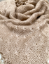 Beige Knitted Shawl Beige Knitted Shawl