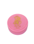 Gold Black Eye Beauty logo on the lid of the pink deodorant cream jar.