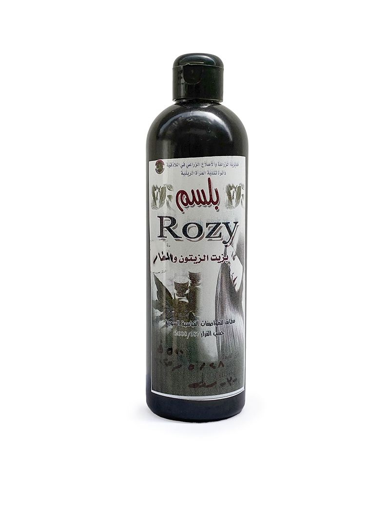 Rozy Olive and Laurel Oil Hair Conditioner 500g bottle front label.