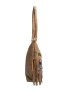 Fazlakat Bohemian Deer Leather Tote | Large Handmade Jute Bag | Syrian Artisan Bag